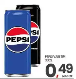 Eurospar Pepsi vari tipi offerta