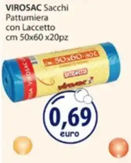 Acqua & Sapone VIROSAC Sacchi Pattumiera con Laccetto offerta