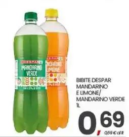 Eurospar Bibite Despar mandarino verde offerta