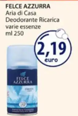 Acqua & Sapone Felce Azzurra Aria di Casa Deodorante Ricarica offerta