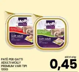 Eurospar Patè per gatti adulti Molly premium offerta
