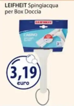 Acqua & Sapone LEIFHEIT Spingiacqua per Box Doccia offerta