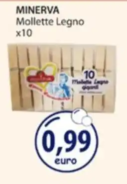Acqua & Sapone Minerva mollette legno offerta