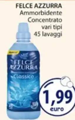 Acqua & Sapone Felce Azzurra Ammorbidente Concentrato Classico offerta