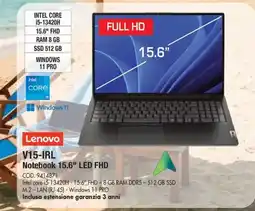 Wellcome Lenovo V15-IRL Notebook 15.6" LED FHD offerta