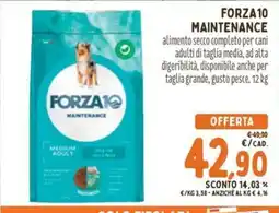 Pet Store Conad Forza10 Maintenance offerta