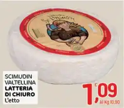 Crai Scimudin Valtellina Latteria di Chiuro offerta