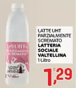 Crai Latte UHT parzialmente scremato Latteria Sociale Valtellina offerta