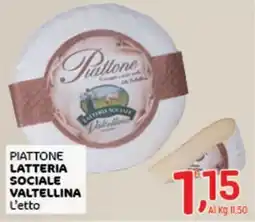 Crai Piattone Latteria Sociale Valtellina offerta