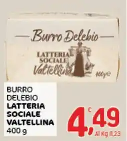 Crai Burro Delebio Lattiera Sociale Valtellina offerta