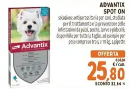 Pet Store Conad Advantix Spot On offerta
