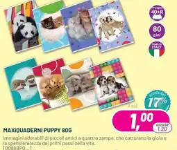 Buffetti Maxiquaderni Puppy 80G offerta