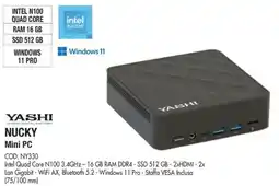 Wellcome Yashi Nucky Mini PC offerta
