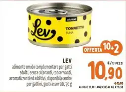 Pet Store Conad LEV Tonnetto Tuna offerta