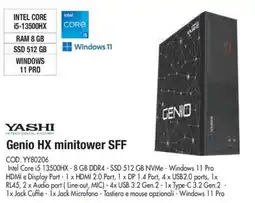 Wellcome Yashi Genio HX minitower SFF offerta
