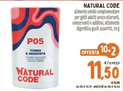 Pet Store Conad Tonno e aragosta Natural Code offerta