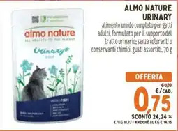 Pet Store Conad Almo Nature Urinary offerta