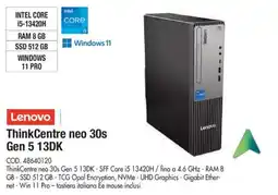 Wellcome Lenovo ThinkCentre neo 30s Gen 5 13DK offerta