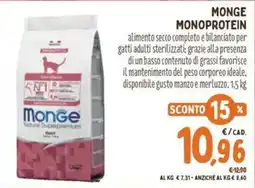 Pet Store Conad Monge Monoprotein offerta