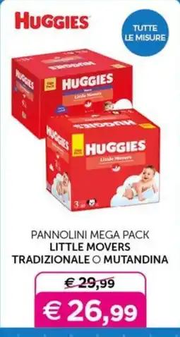 Universo Bimbo Pannolini Huggies Little Movers offerta