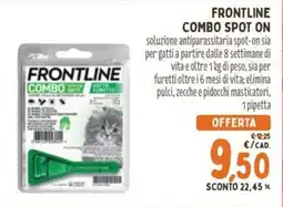 Pet Store Conad Frontline combo spot on gatti furetti offerta