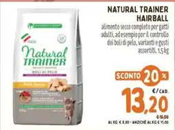 Pet Store Conad Natural Trainer boli di pelo offerta