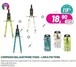Buffetti Compasso balaustone fisso - linea pattern offerta