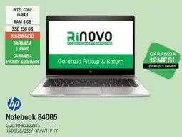 Wellcome hp Notebook 840G5 offerta