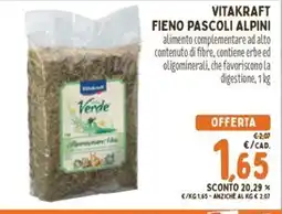 Pet Store Conad Vitakraft fiene pascoli alpini offerta