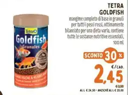 Pet Store Conad Tetra Goldfish Granules offerta