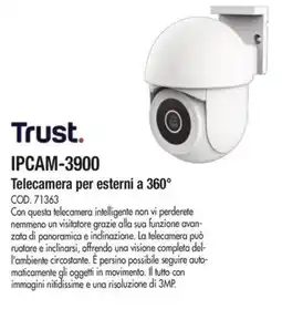 Wellcome Trust IPCAM-3900 Telecamera per esterni a 360° offerta