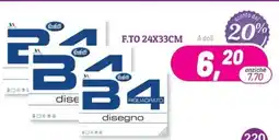 Buffetti Album da disegno B4 F.TO 24X33CM offerta