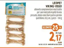 Pet Store Conad Leopet Viking-Osso offerta