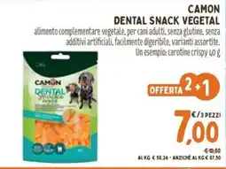 Pet Store Conad Camon dental snack vegetal offerta