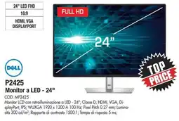 Wellcome Dell Monitor a LED - 24" offerta