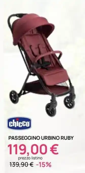 Passeggino Urbino Ruby chicco