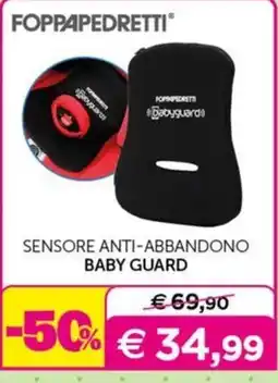 Universo Bimbo Foppapedretti sensore anti-abbandono baby guard offerta