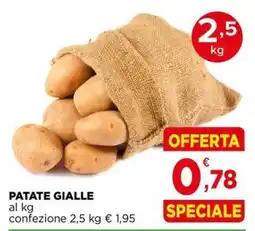 Gran mercato Patate gialle offerta