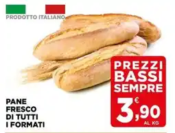 Gran mercato Pane fresco di tutti i formati offerta