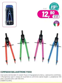 Buffetti Compasso balaustrone fisso offerta