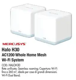Wellcome MERCUSYS AC1200 Whole Home Mesh Wi-Fi System offerta