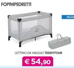 Universo Bimbo Lettino da viaggio Teddytour offerta