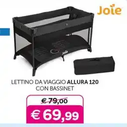 Universo Bimbo Lettino da viaggio Allura 120 con bassinet Joie offerta