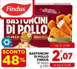 Gran mercato Bastoncini di pollo Findus offerta