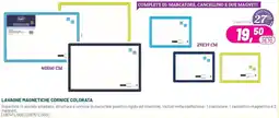 Buffetti Lavagne magnetiche cornice colorata offerta