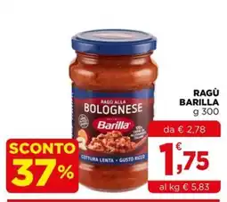 Gran mercato Ragù alla bolognese Barilla offerta