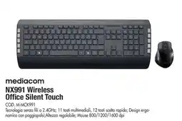 Wellcome mediacom NX991 Wireless Office Silent Touch offerta