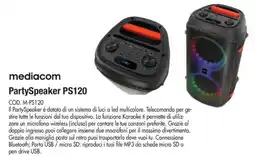Wellcome mediacom PartySpeaker PS120 offerta