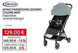 Prenatal Graco Myavo passeggino leggero offerta