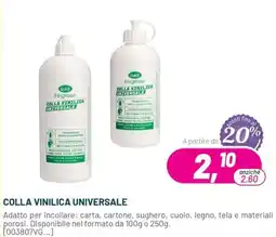 Buffetti I°green colla vinilica universale offerta
